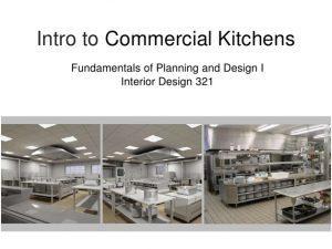 Design considerations for commercial kitchens